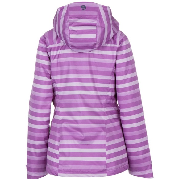 Mountain Hardwear Striped purple winter jacket/ski coat size medium - Picture 11 of 16
